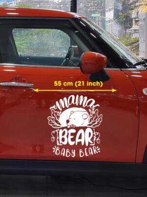 Mama Bear Baby Bear Best Vinyl For Car Side Decals