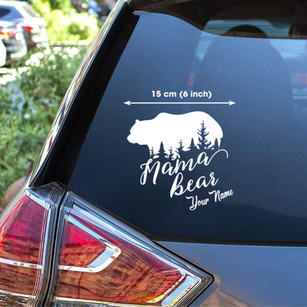 Mama Bear Forest Mom Car’s Side And Window Stickers - Image 3