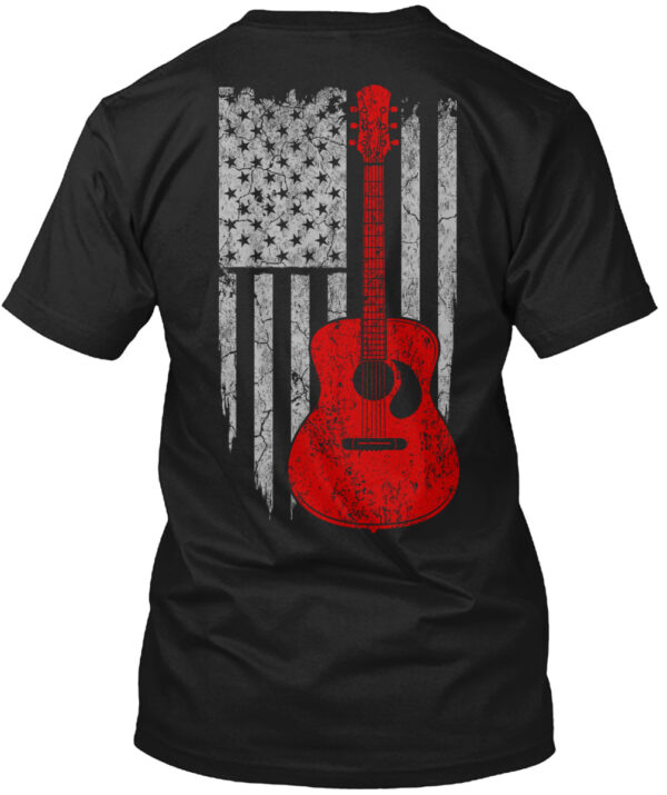 American Acoustic Guitar Flag Shirt