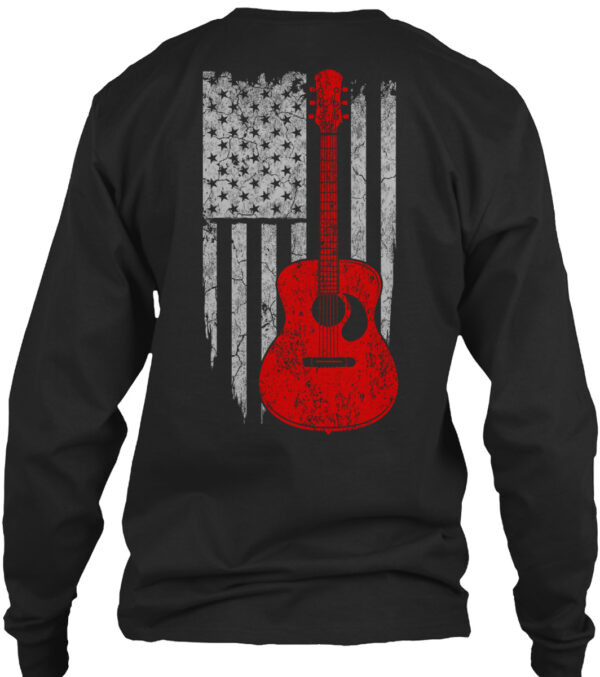 American Acoustic Guitar Flag Shirt - Image 3