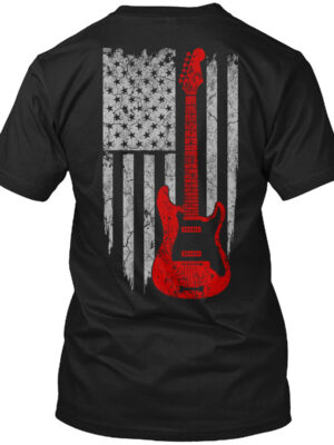 American Electric Guitar Flag Shirt