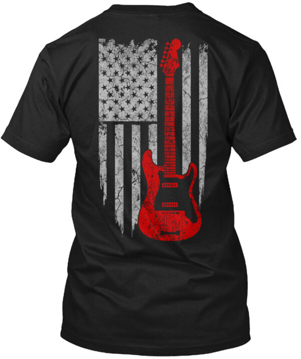 American Electric Guitar Flag Shirt