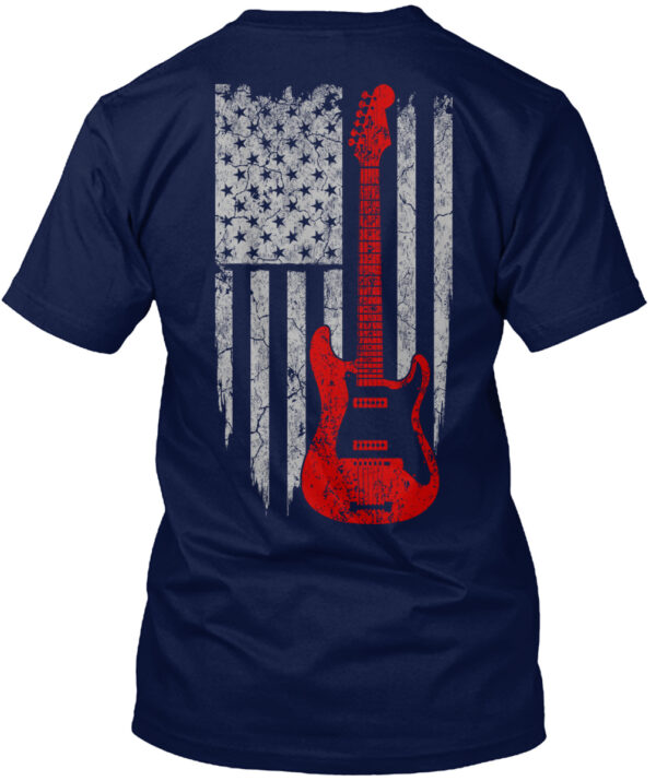 American Electric Guitar Flag Shirt - Image 4