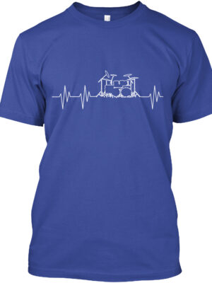 Drums Heartbeat Shirt For Music Lovers