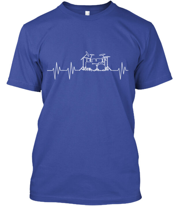 Drums Heartbeat Shirt For Music Lovers