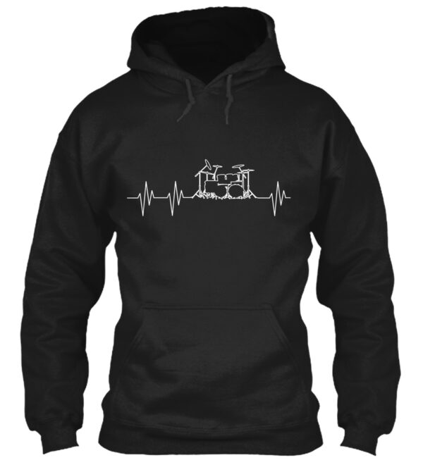 Drums Heartbeat Shirt For Music Lovers - Image 2