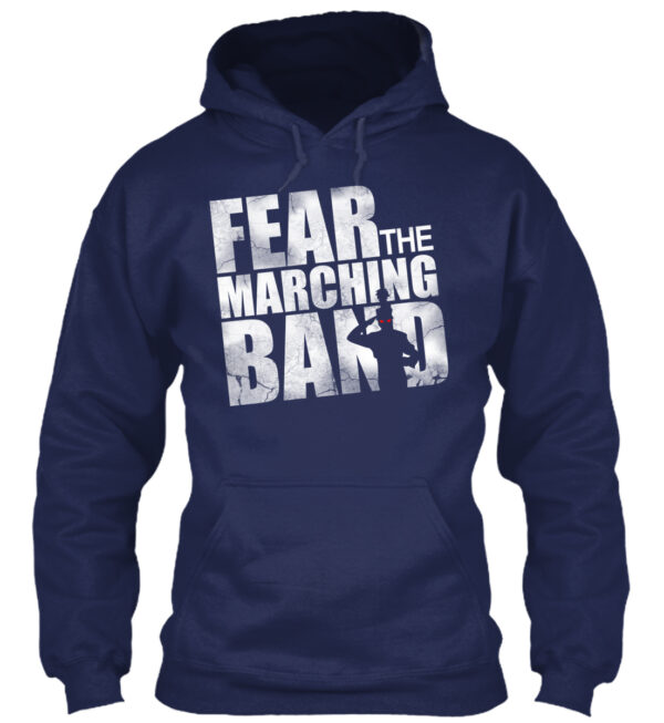 Fear The Marching Band Zombie Shirt - Image 2