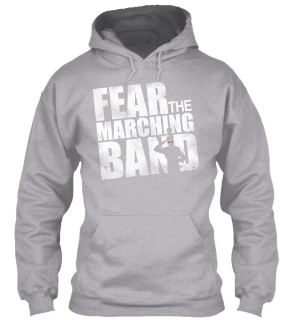 Fear The Marching Band Zombie Shirt - Image 3