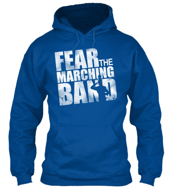 Fear The Marching Band Zombie Shirt - Image 4