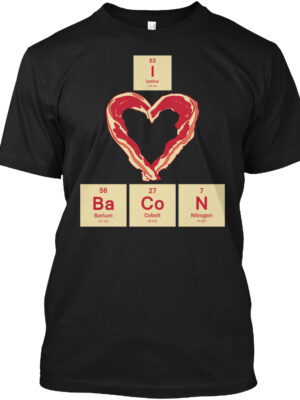 I Heart Bacon Funny Shirt