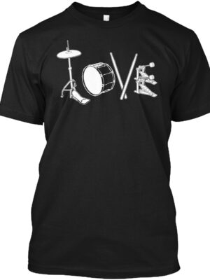 Love To Drum Shirt For Drum Player