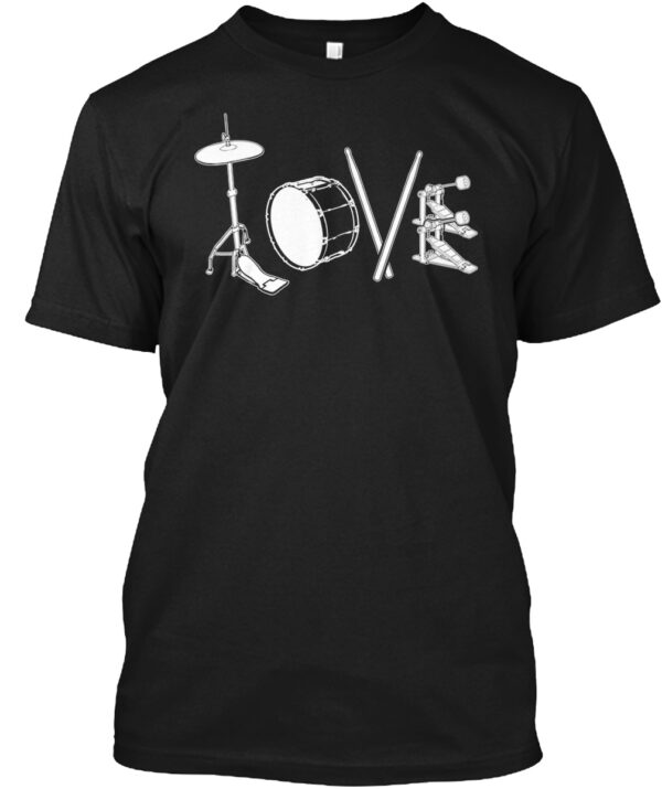 Love To Drum Shirt For Drum Player