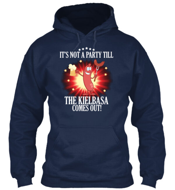 Not A Party Till The Kielbasa Comes Out Shirt - Image 4