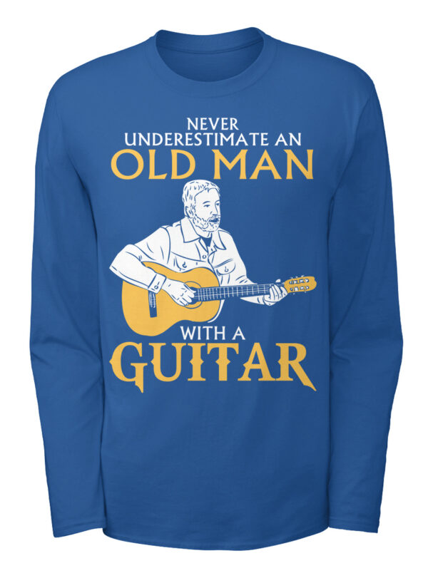 Old Man With A Guitar Shirt - Image 4