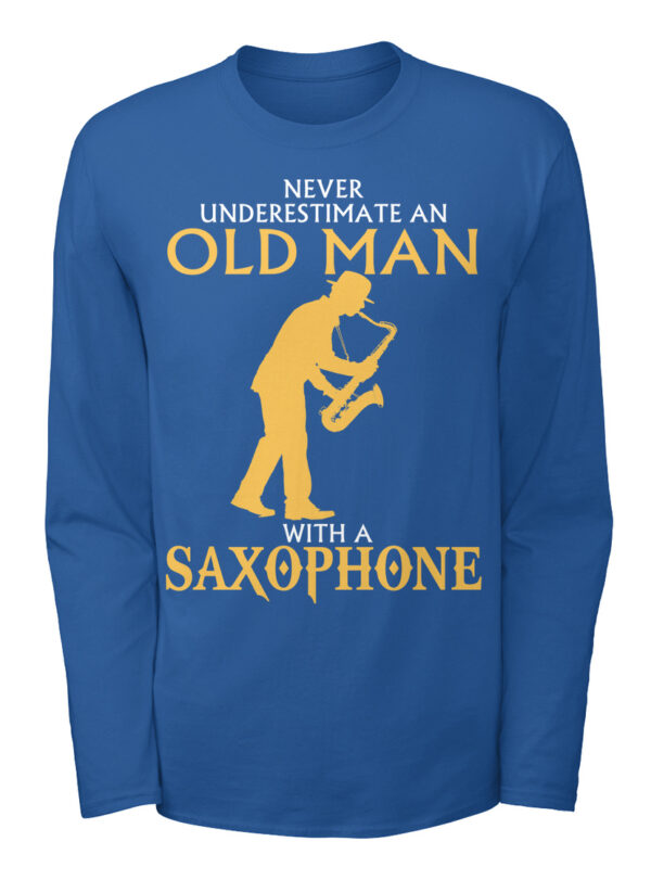 Old Man With A Saxophone Shirt - Image 4