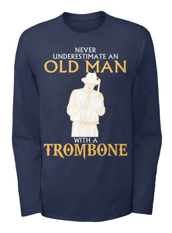 Old Man With A Trombone Shirt - Image 2