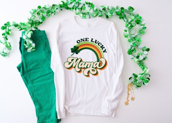 One Lucky Mama Shirt, Women's St Patty's Shirt, St Patty's Mom Shirt, Mother's Day Gift, Gift For Mom, Gift For Wife