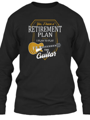 Retirement Plan Lp Guitar Shirt