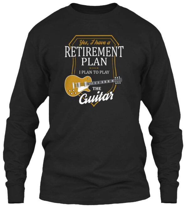 Retirement Plan Lp Guitar Shirt