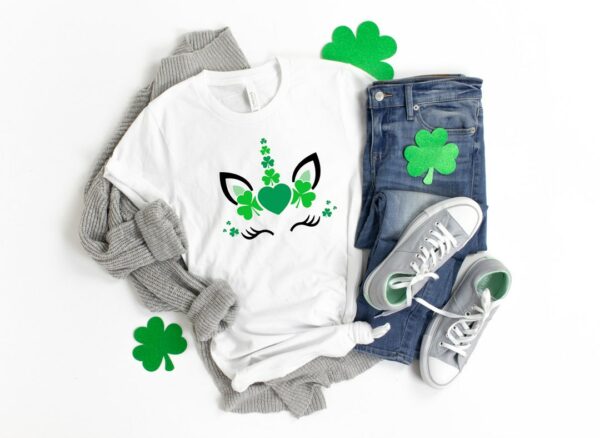 St Patrick's Day Unicorn Shirt, Saint Patricks Day Shirt, St Paddys Day Shirt, Saint Patricks Day Family Matching Shirt