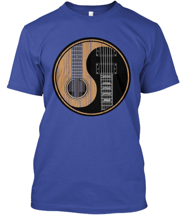 Yin Yang Acoustic Bass Guitar T Shirt - Image 4